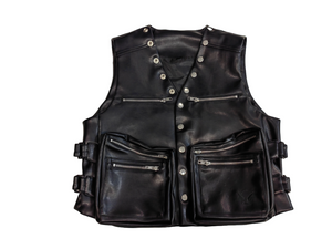 Leather vest